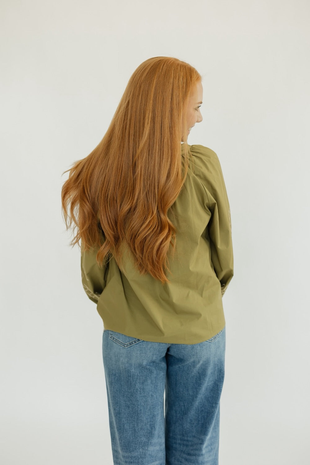 Olive Glow Blouse