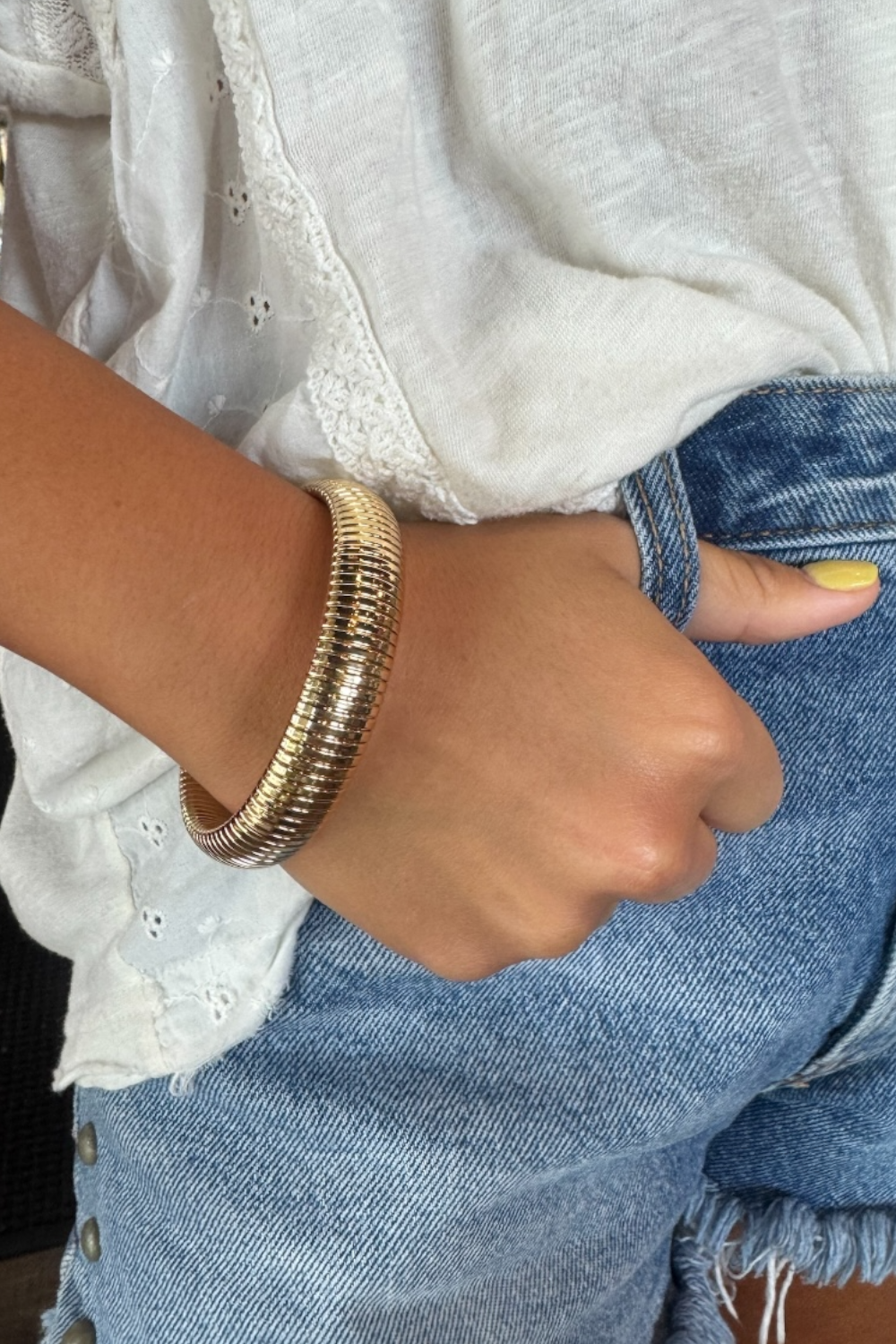 Gabi Large Omega Bracelet