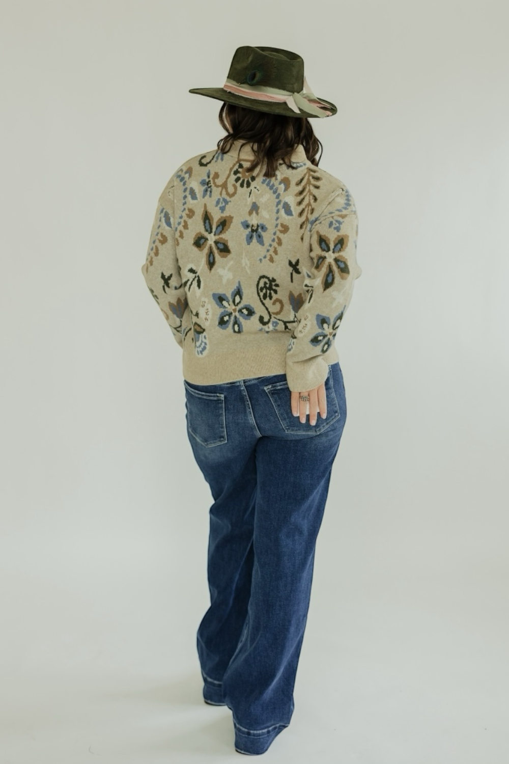 Brinley Barley Half Zip Sweater