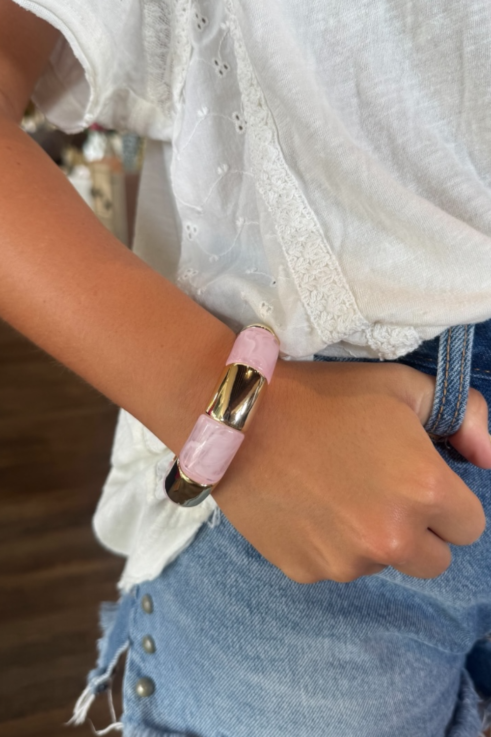 Audrey Bracelet in Blush
