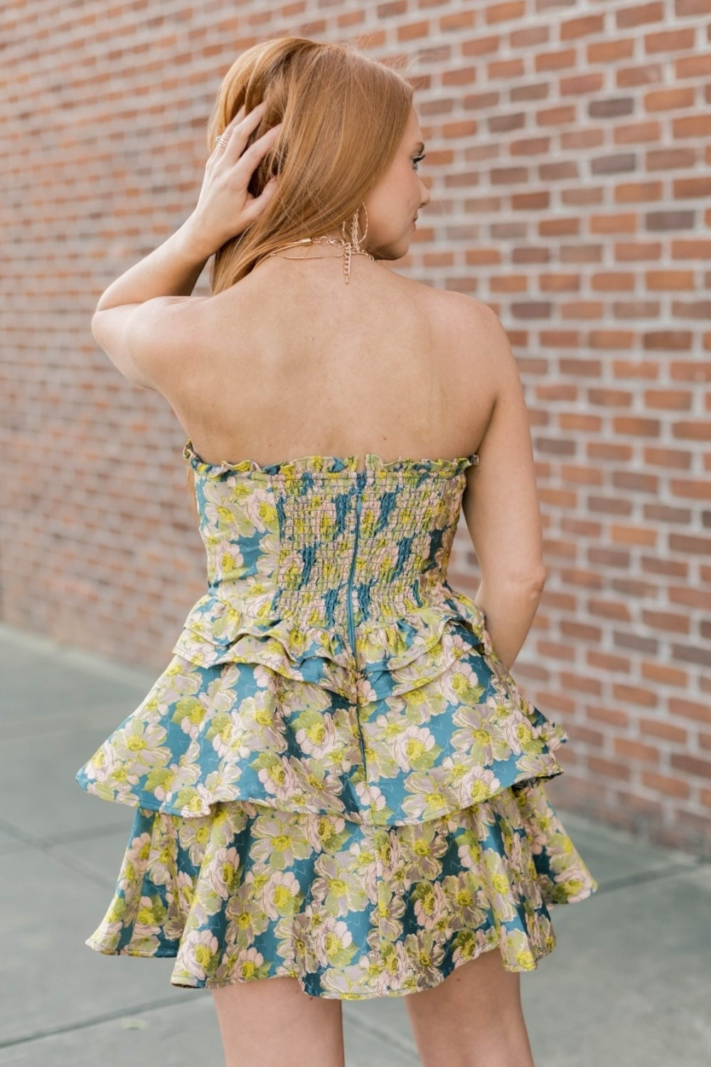 Ally Jacquard Mini Dress