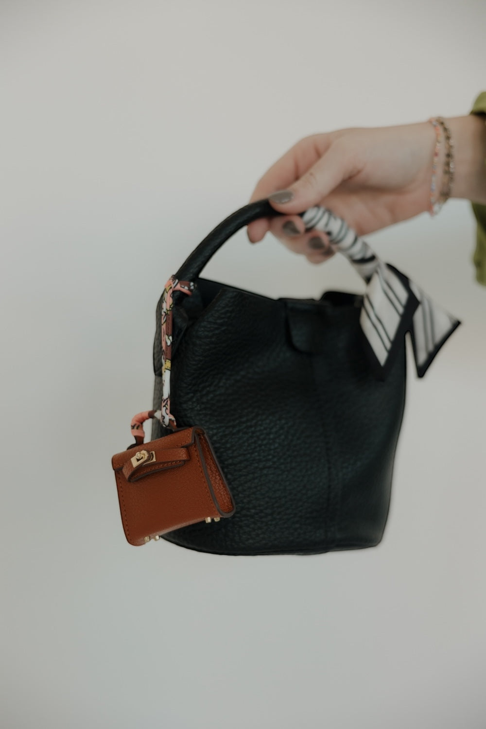 Brown Charm Bag