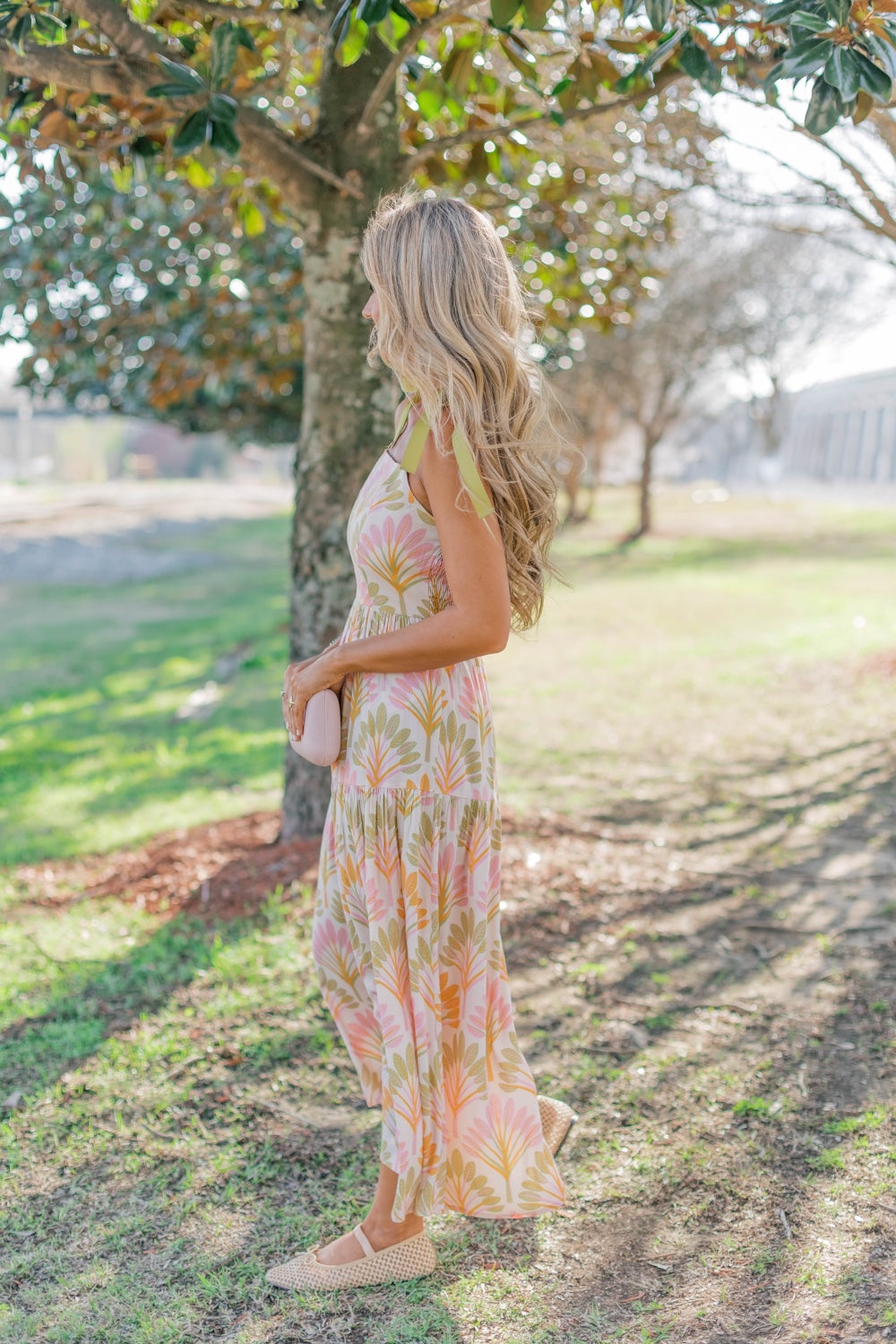 Alexa Spring Palms Maxi Dress