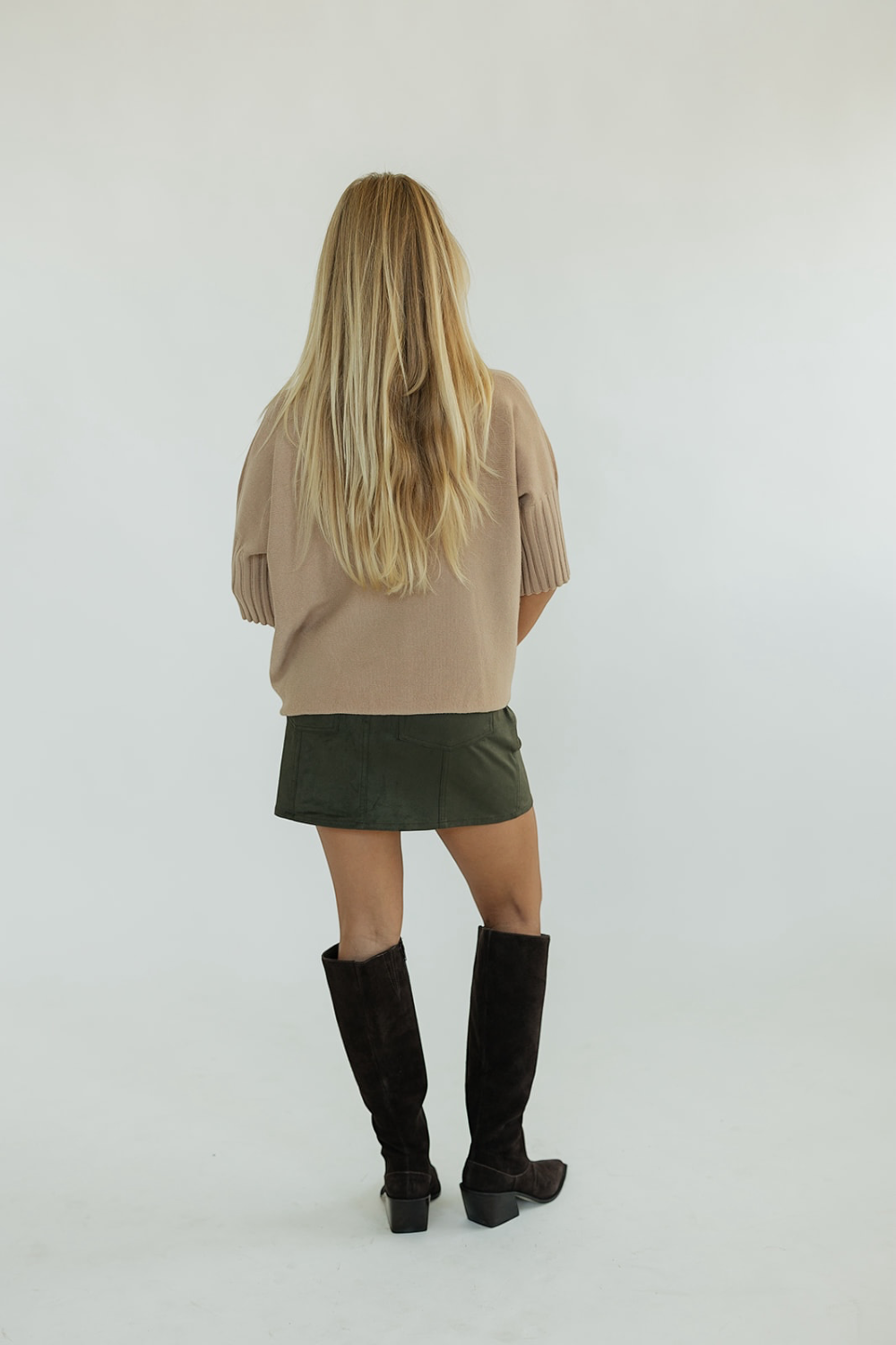 The Maple Turtleneck Sweater in Mocha