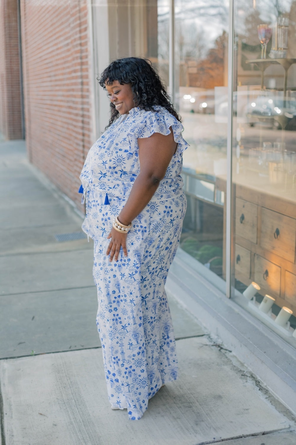 Azul Tropics High Waist Wrap Pants (XS-3XL)