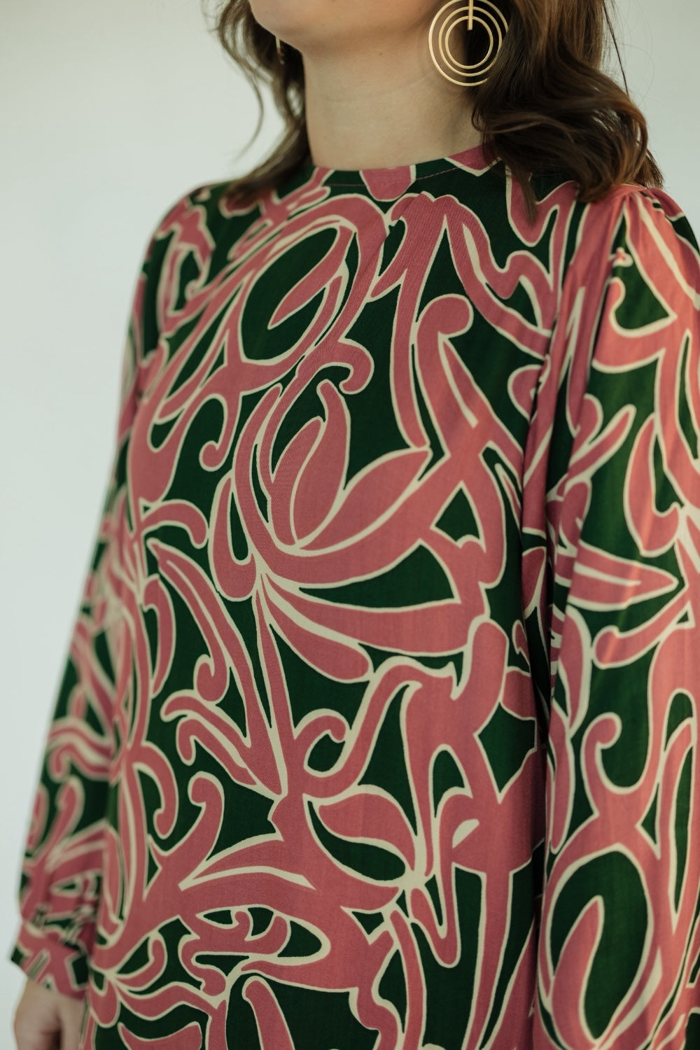 Pastures Printed Mini Dress (XS-XL)