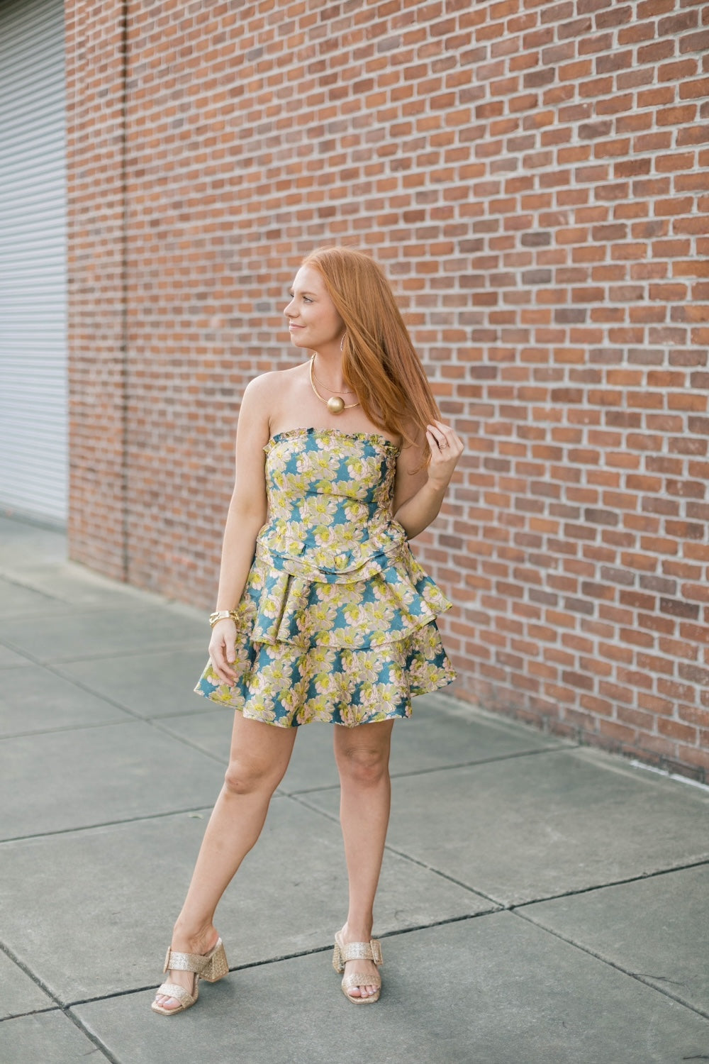 Ally Jacquard Mini Dress