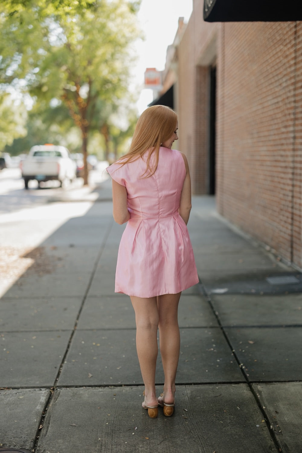 Kate Bold Flower Print Mini Dress