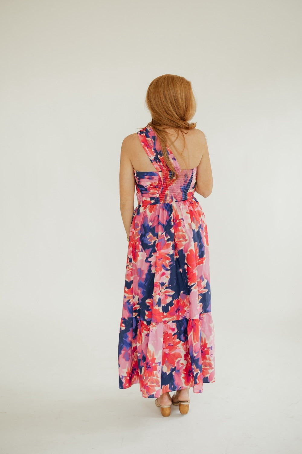 Cara One Shoulder Midi Dress