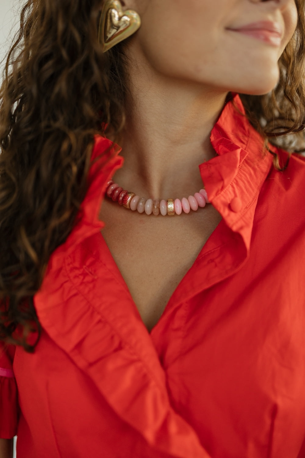 Pink Beaded Necklace