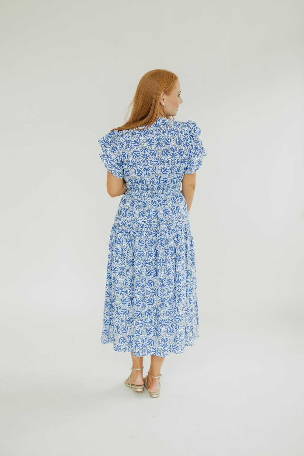 Cala Ceramic Bloom Midi Dress
