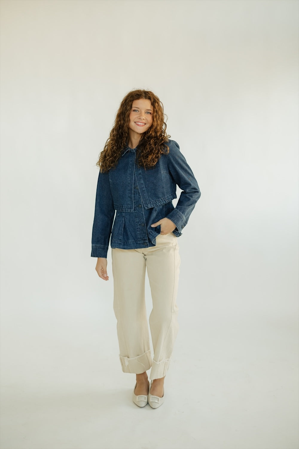 Janet Denim Jacket Top