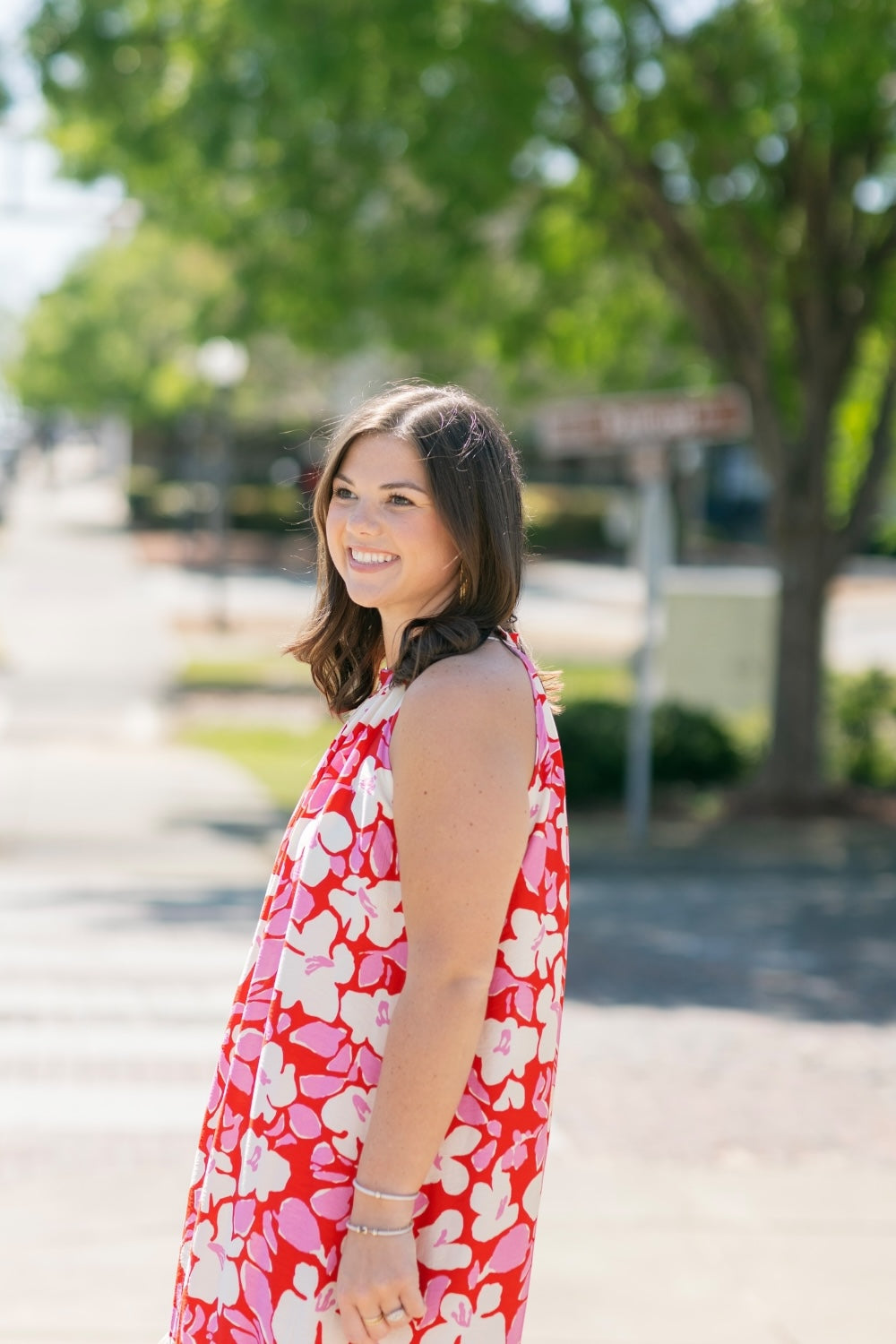 Tremezzo Floral Print Halter Maxi Dress (XS-XL)