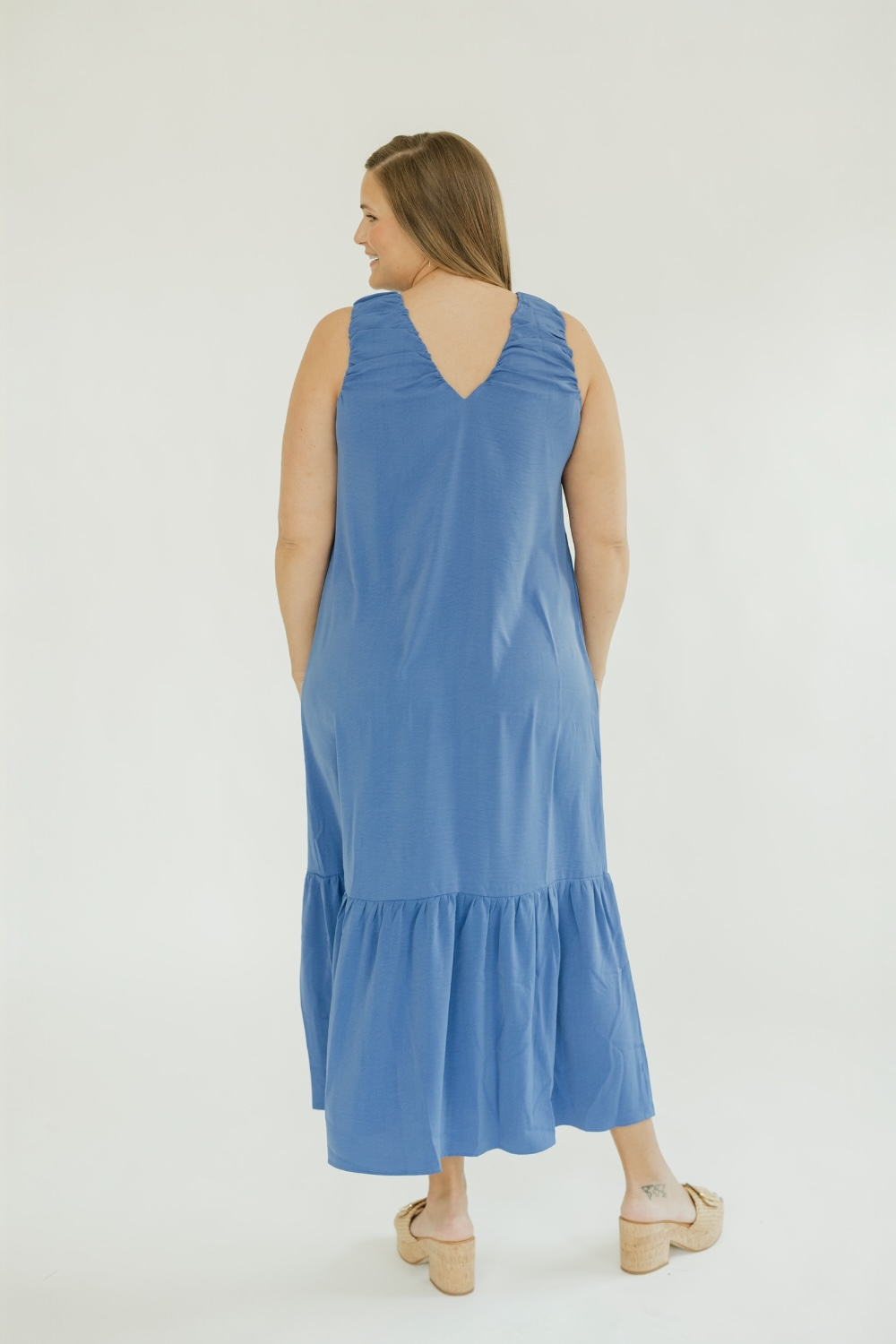 Cassie Cerulean Blue Long Dress (XS-XL)