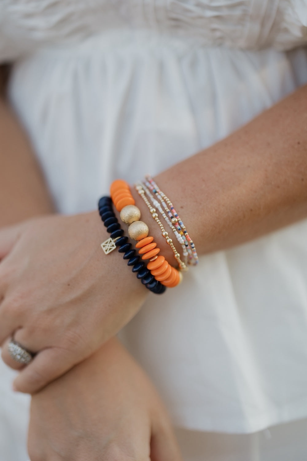 Chloe Bracelet in Orange by Michelle McDowell