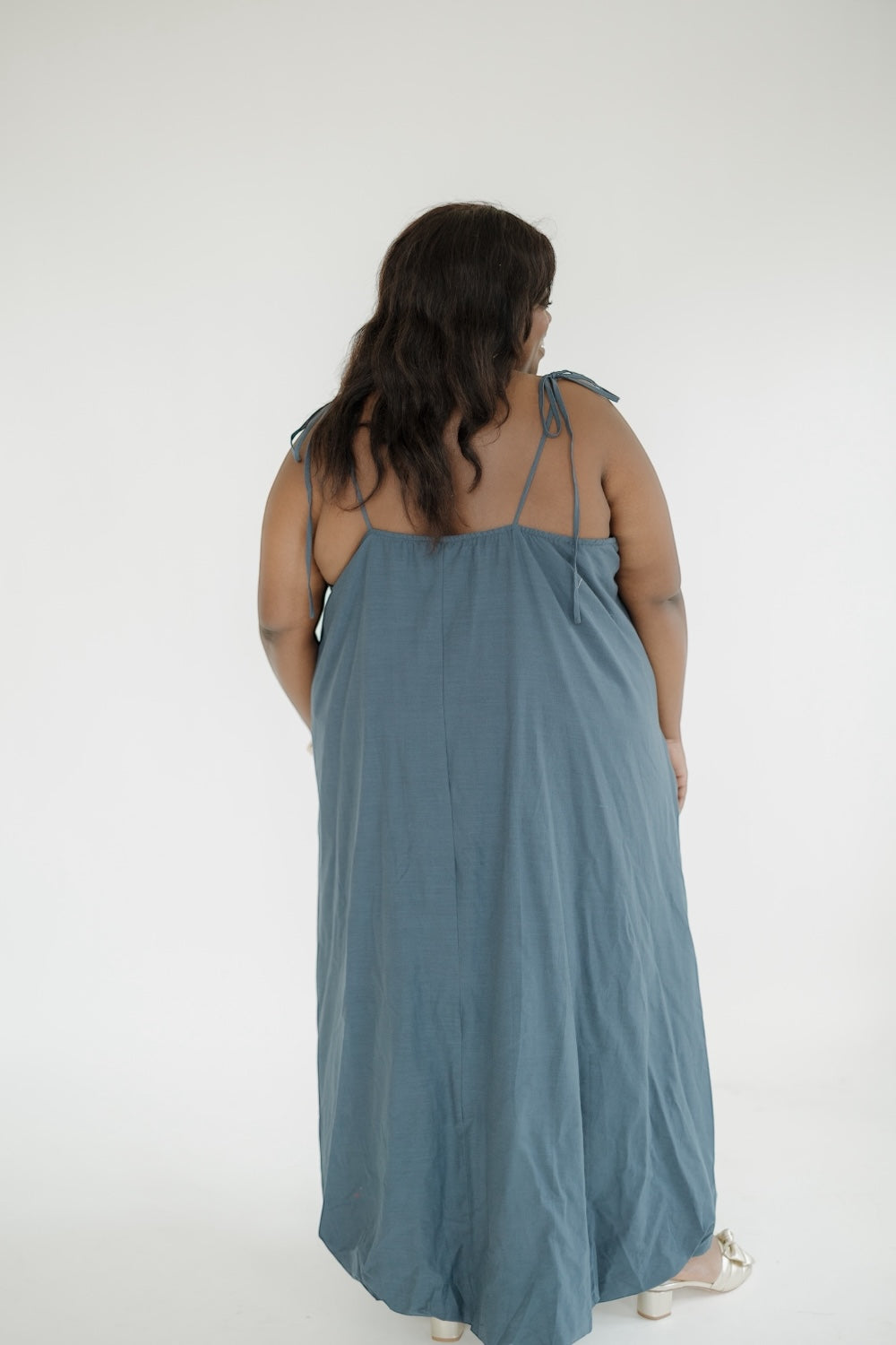 Emilie Embroidered Bubble Hem Maxi Dress (S-3XL)