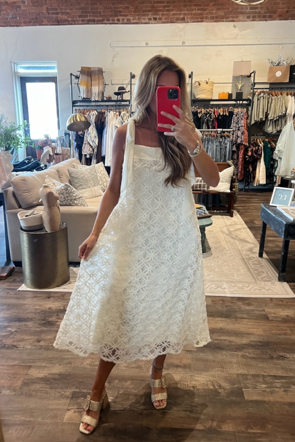 Sabine Ivory Bow Detail Mini Dress