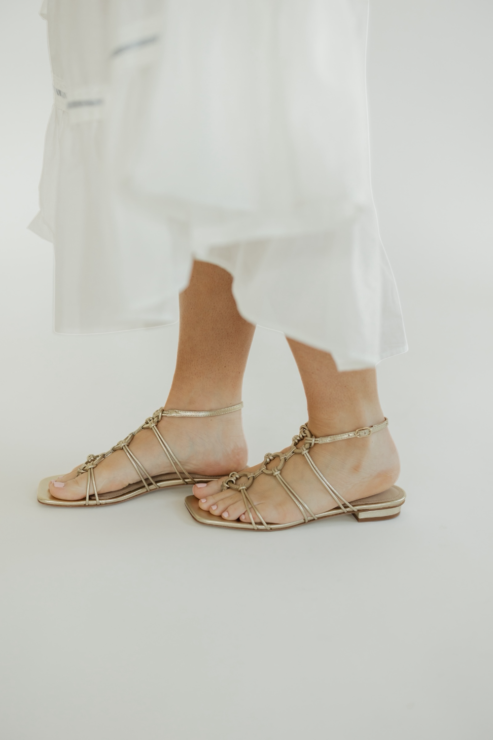 Catia Sandal in Gold by Koko + Palenki