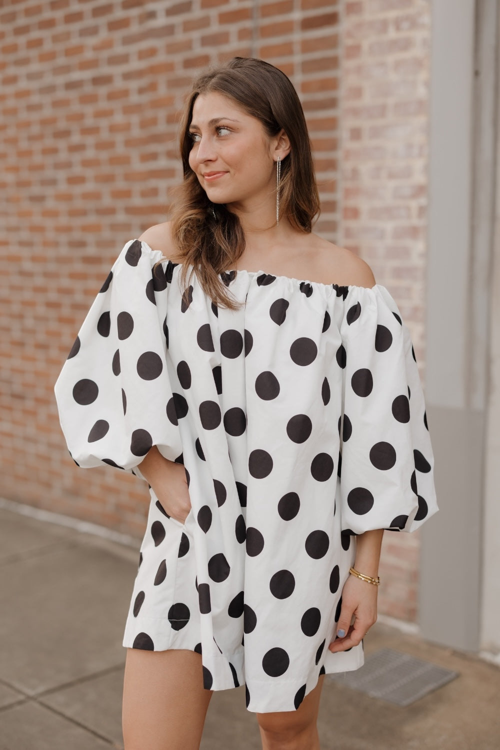 Dottie Polka Dot Bubble Dress