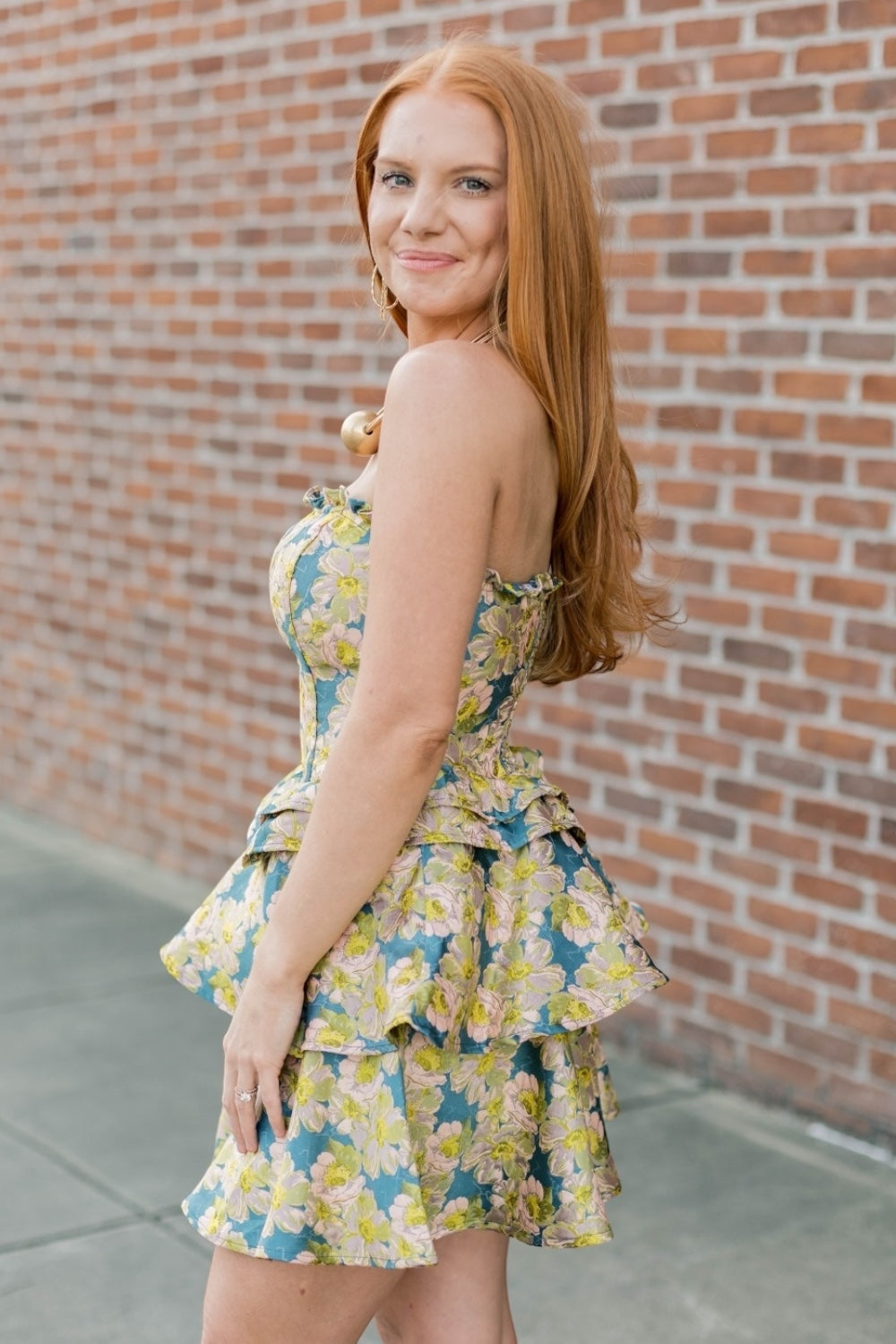 Ally Jacquard Mini Dress