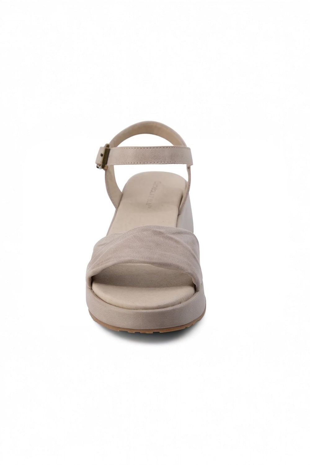 Elly in Taupe Leather by Chocolat Blu