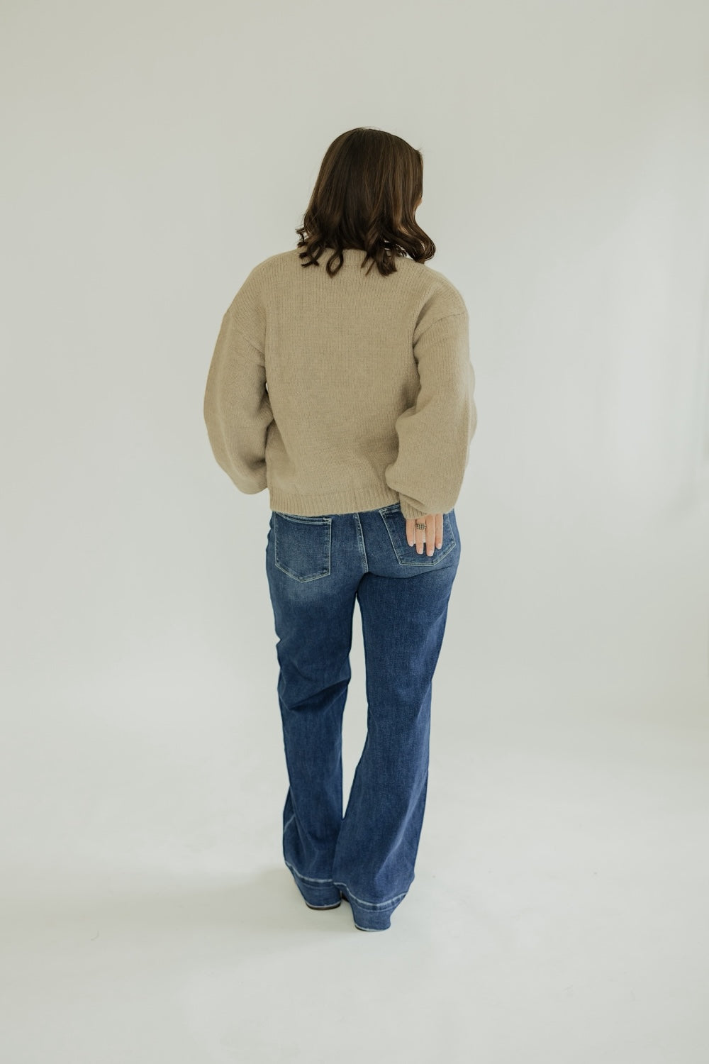 Macchiato Tie Front Sweater Cardigan (XS-XL)