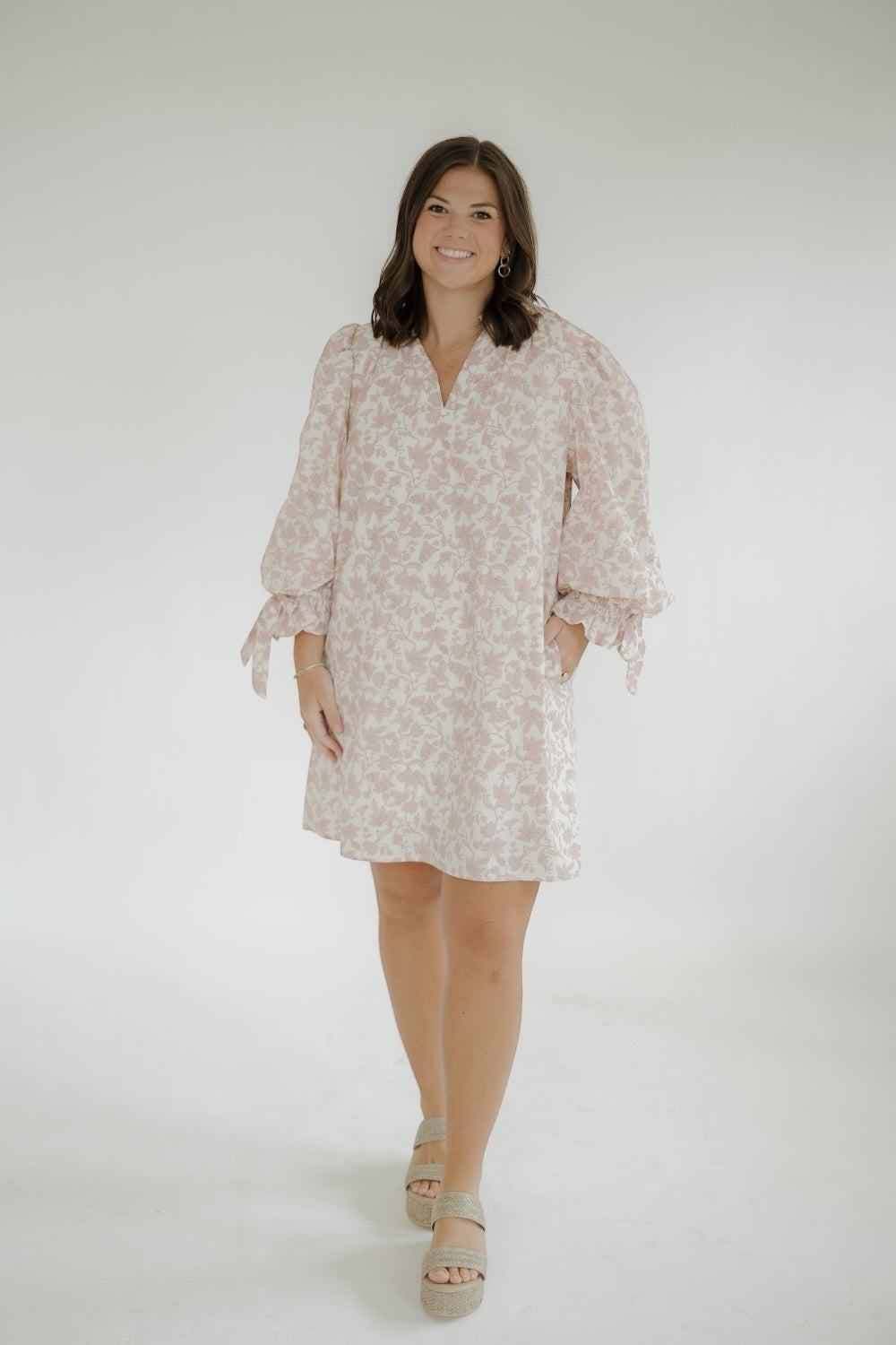 Faye Rosey Floral Dress