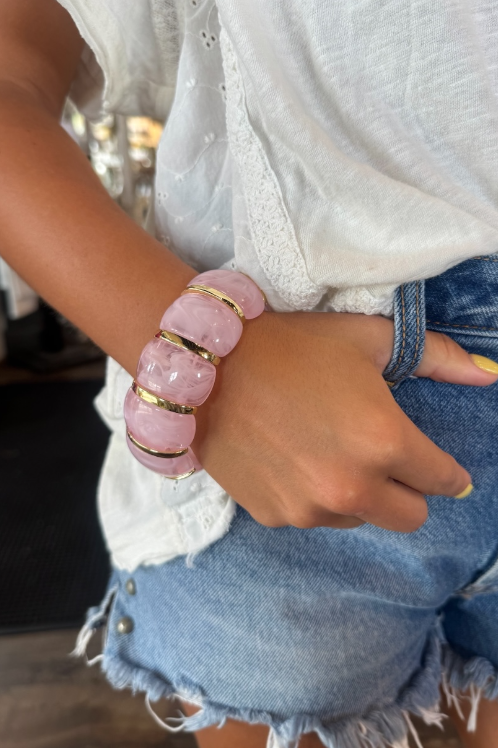 Talia Bracelet in Blush