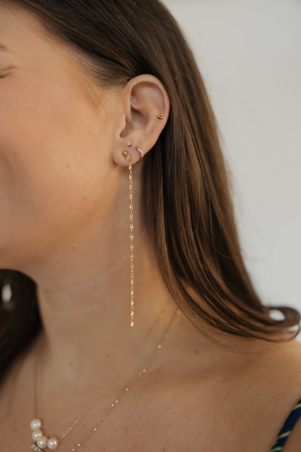 XL Dainty Chain Earrings