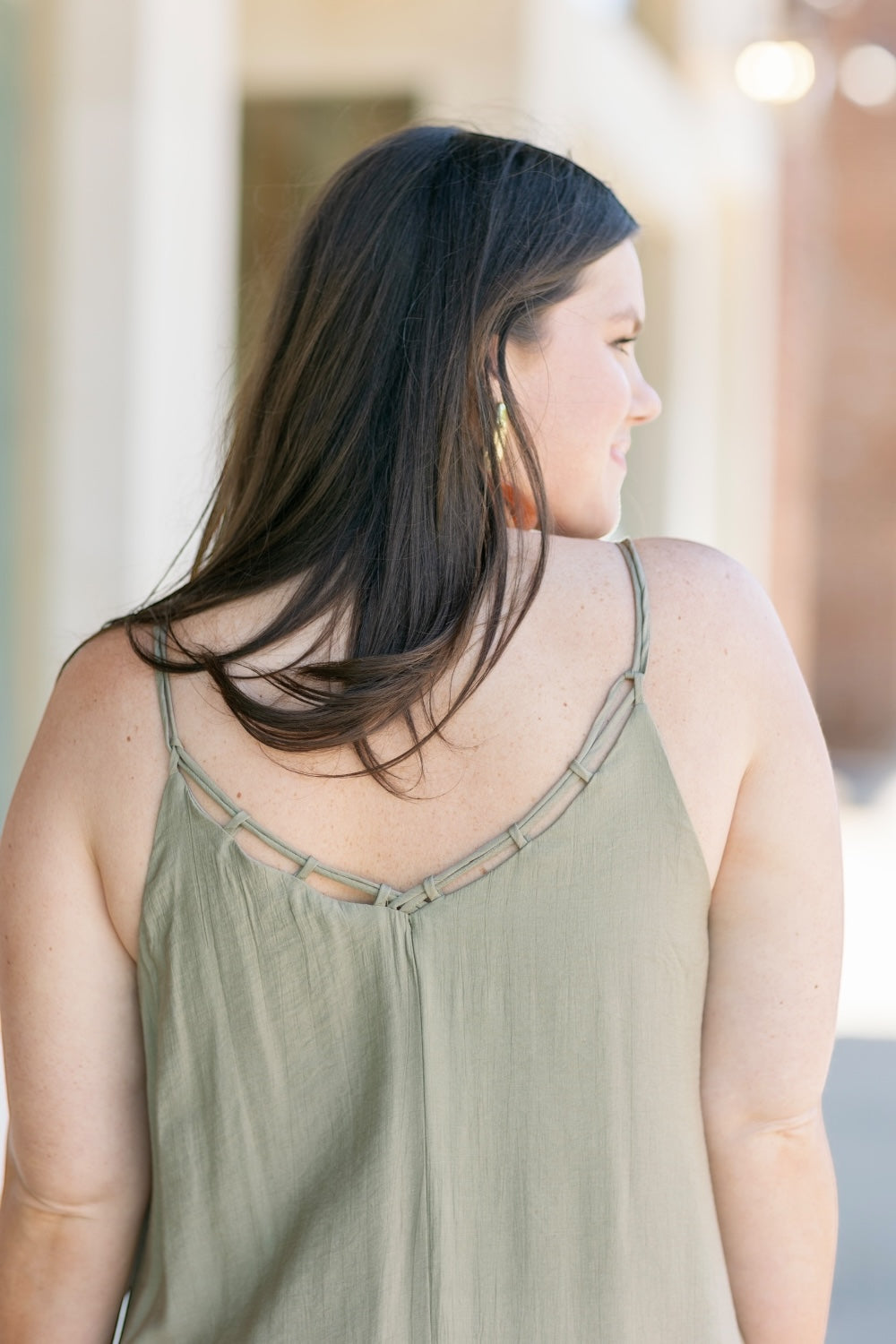 Tanya Taupe Textured Woven Maxi Dress