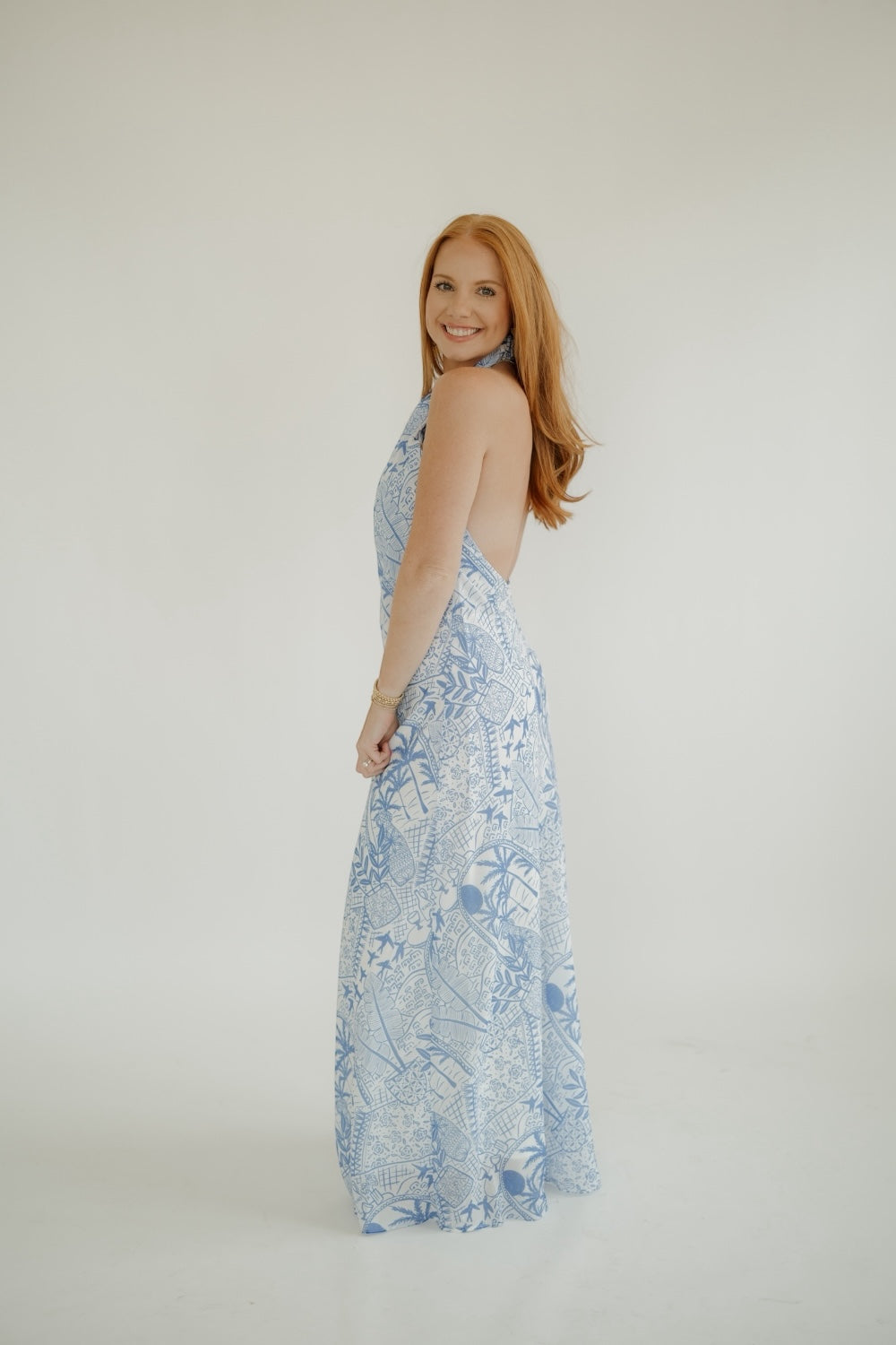 Gia Sicilian Summer Midi Dress