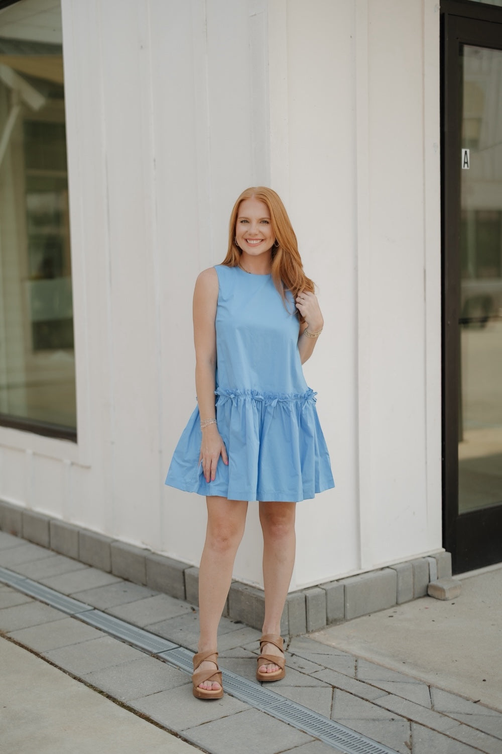 Daria Ribbon Detailed Mini Dress