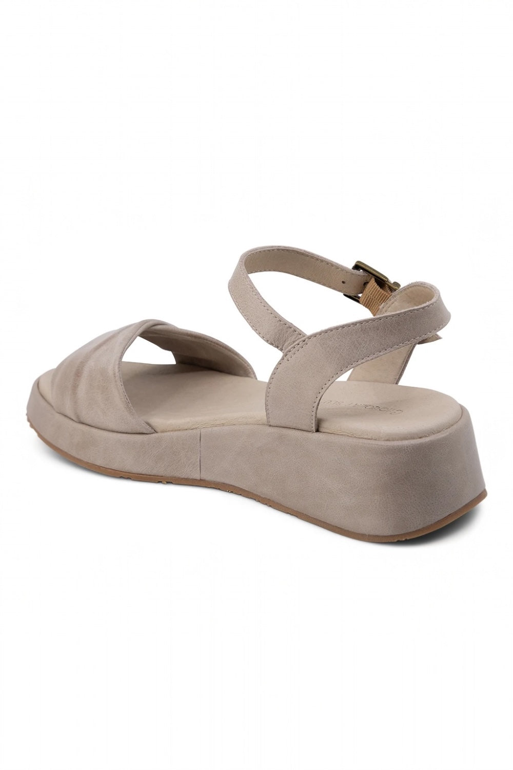 Elly in Taupe Leather by Chocolat Blu