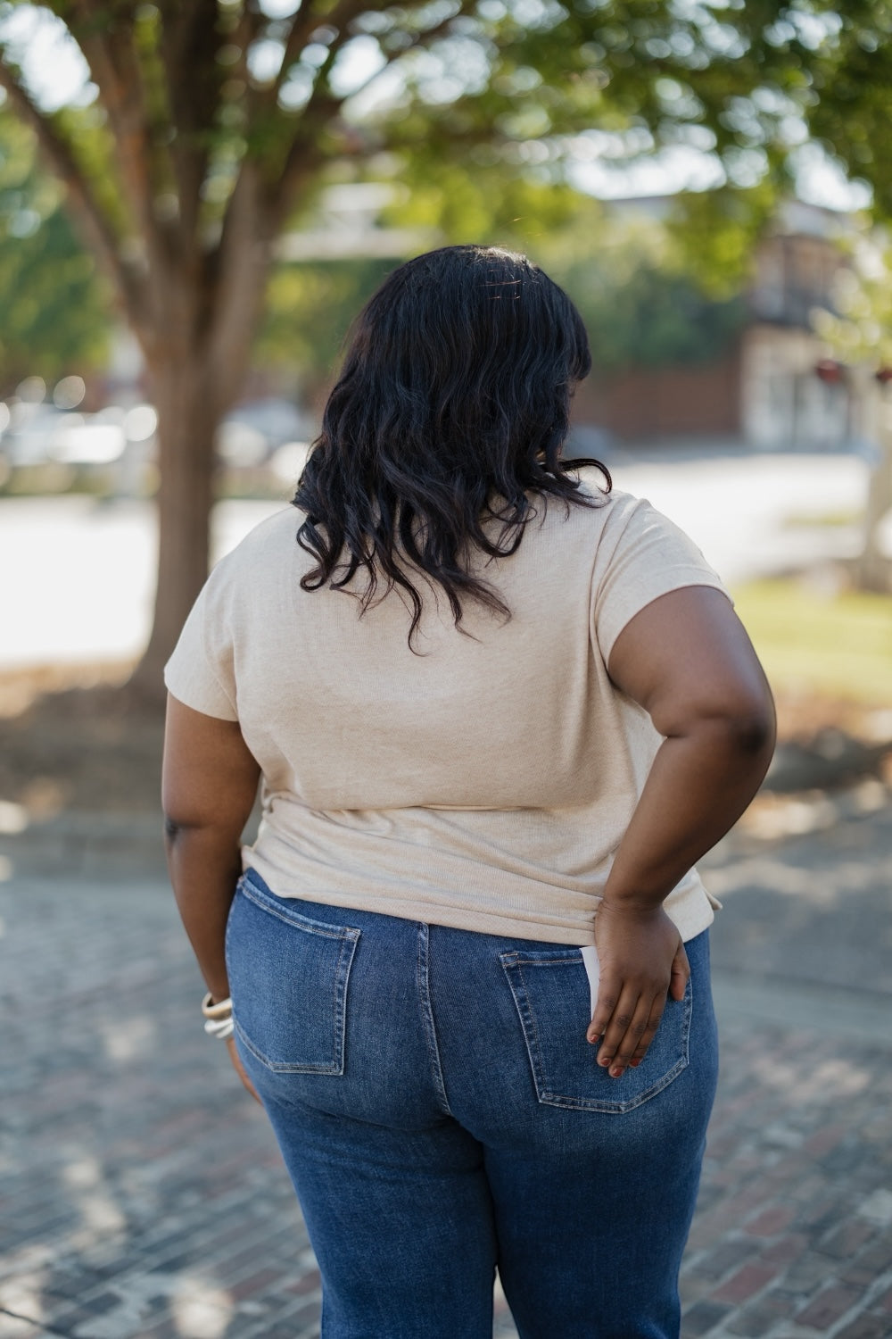 Noelle Oatmeal Mock Neck Top (S-2XL)