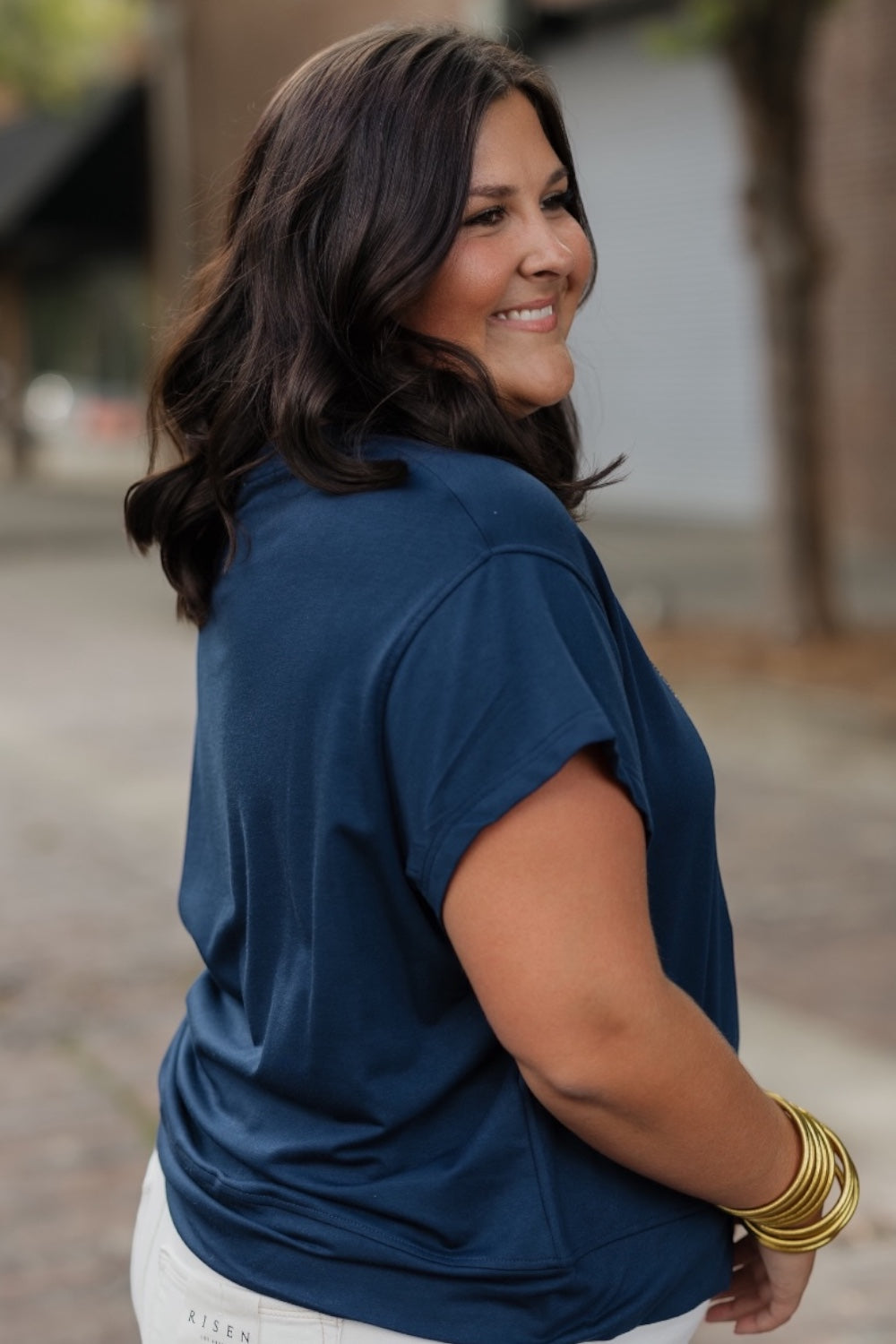 Emily AU Mascot Navy Top (XS-XL)