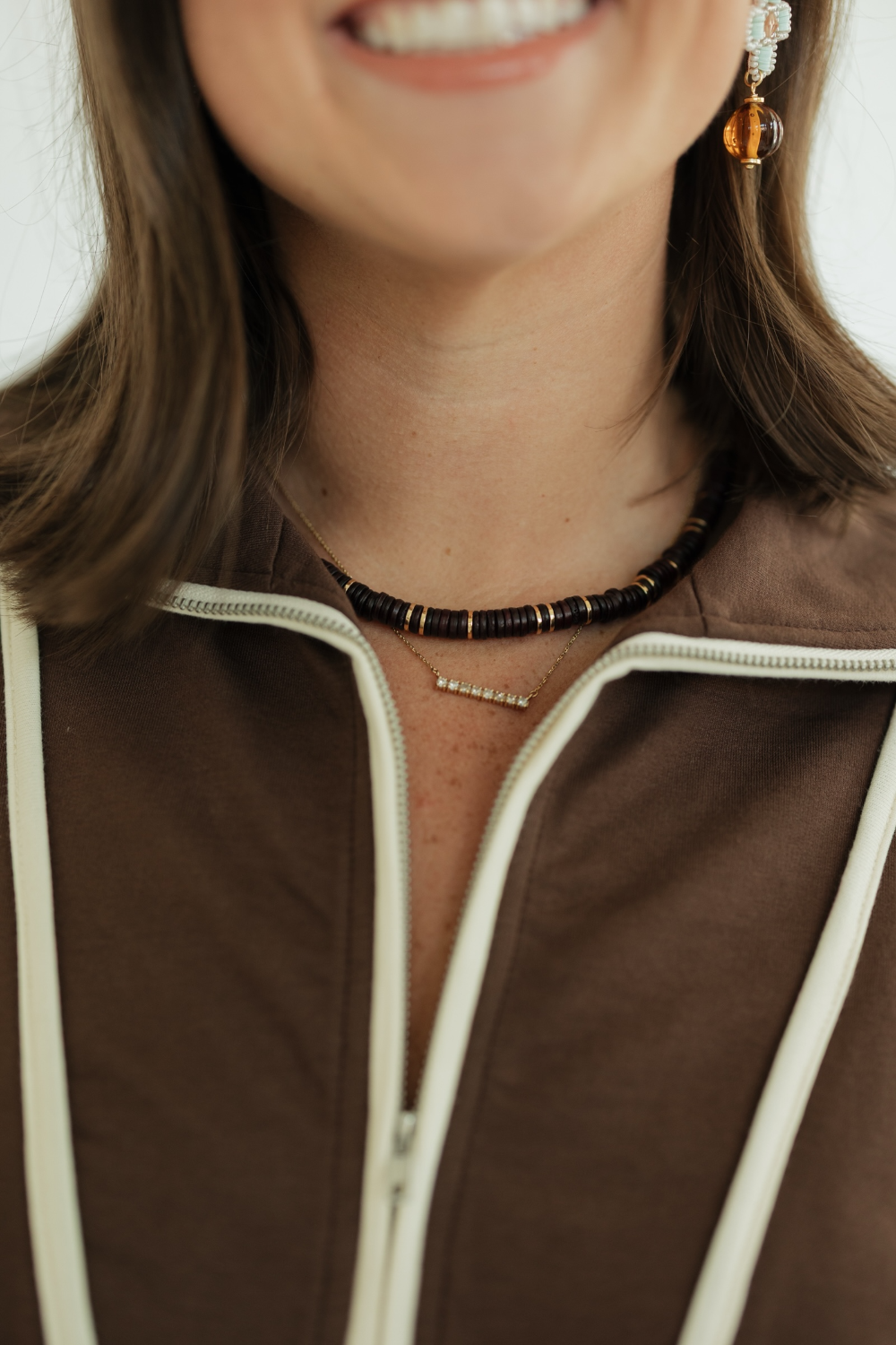 Heishi Necklace in Koko by Noonday Collection