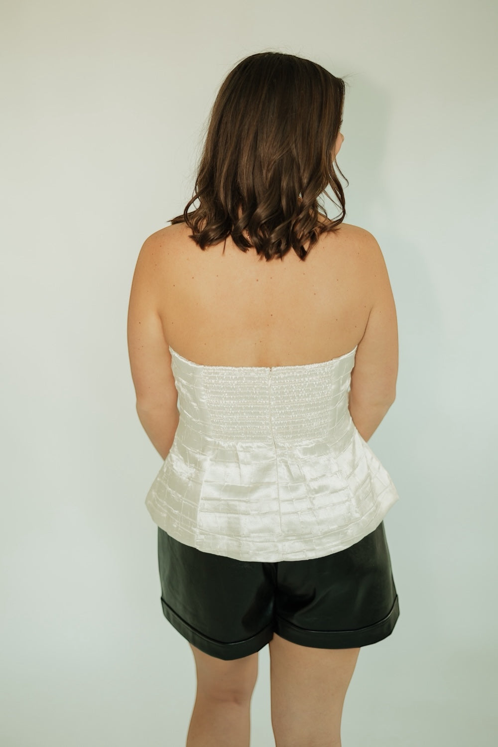 Amy Champagne Sleeveless Top