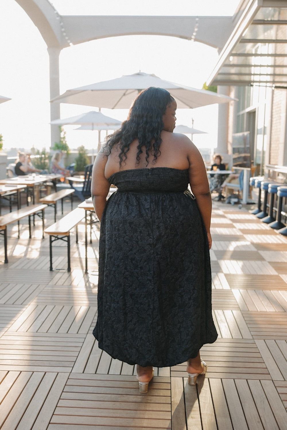 Arielle Jacquard Belle Strapless Maxi Dress (XS-3XL)