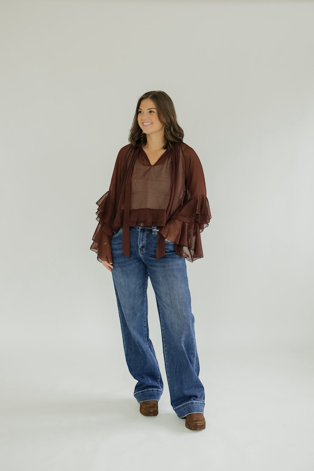Dominated High Rise Wide Leg Jean (0-22)