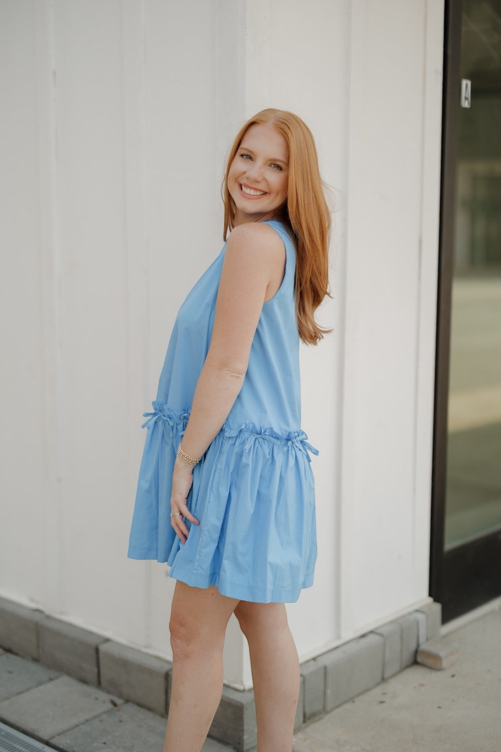 Daria Ribbon Detailed Mini Dress