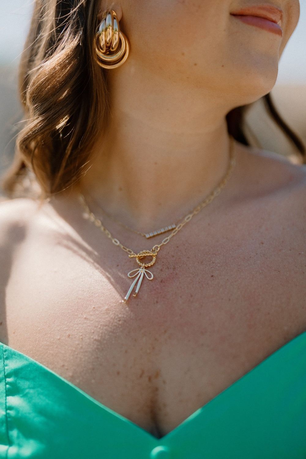 Kendall Kelly Green Tiered Midi Dress (S-3XL)