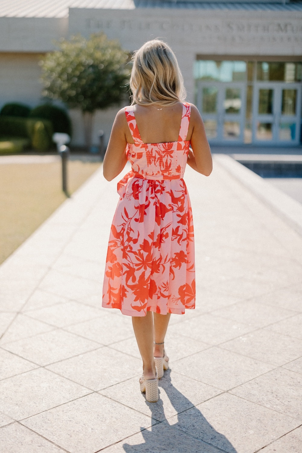 Freida Belted Floral Dress (S-3XL)