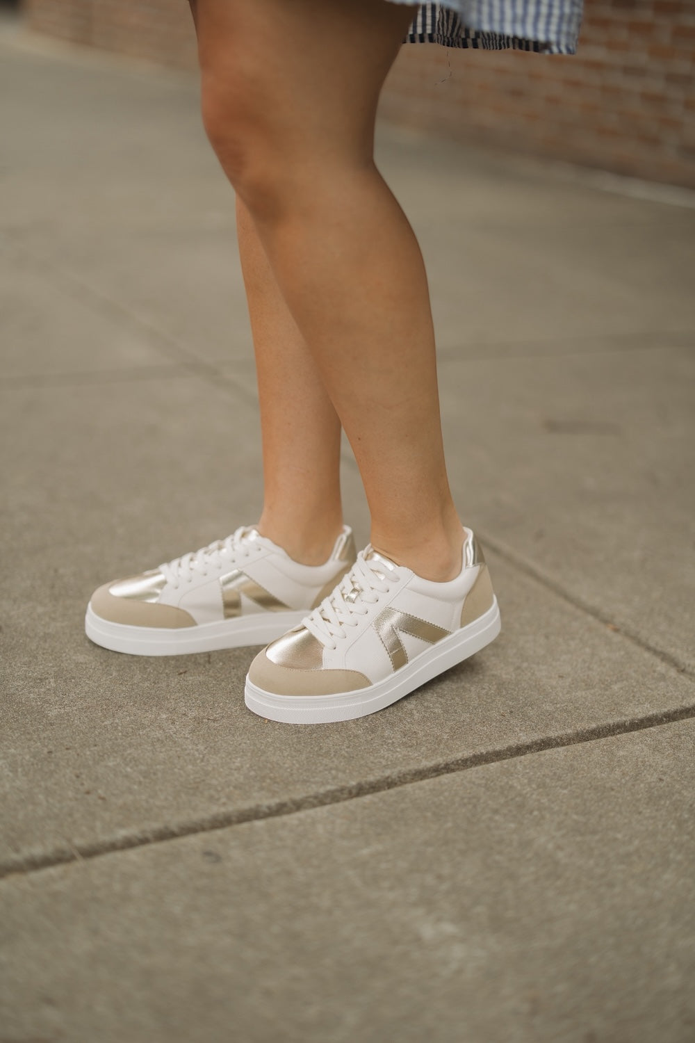 Astra Sneakers in Gold