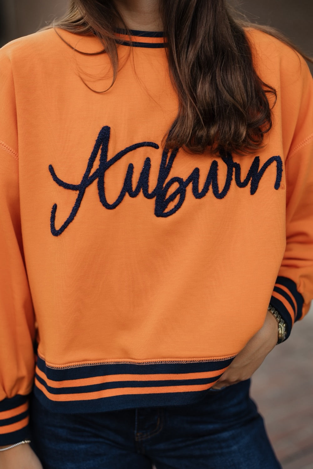Millie Auburn Script Sweatshirt (XS-2XL)