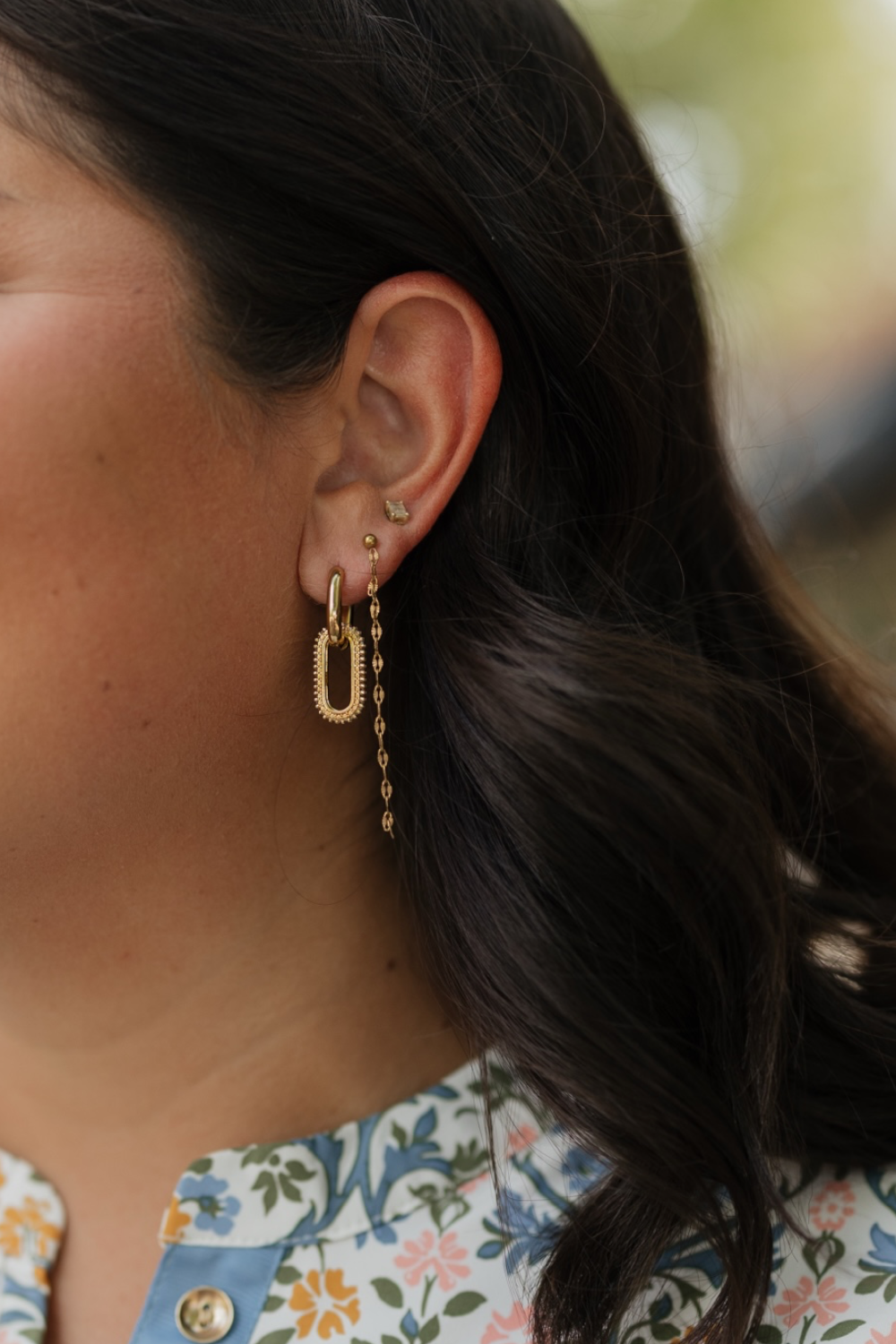 XS Dainty Chain Earrings