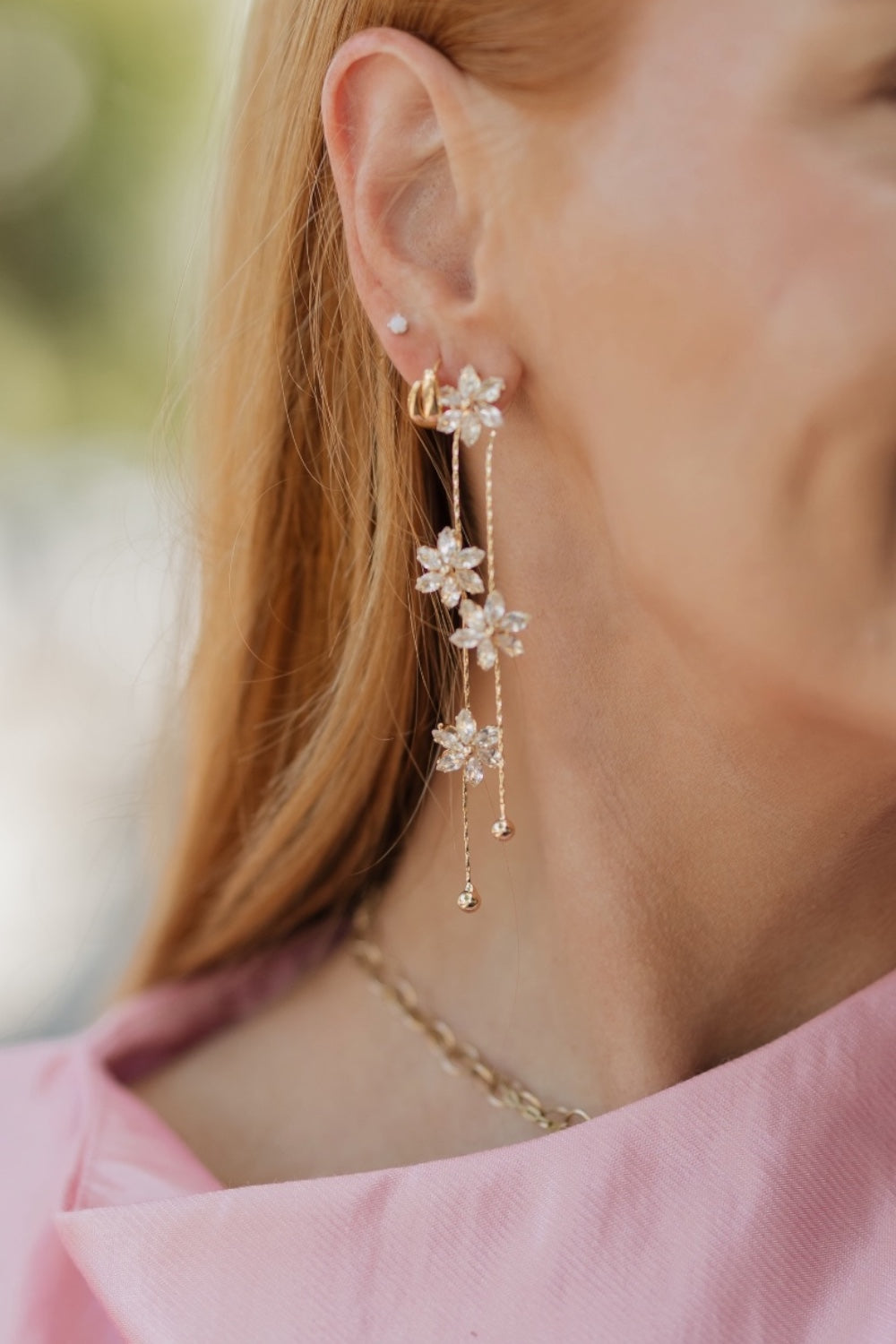 Bailey Flower Dangle Earrings