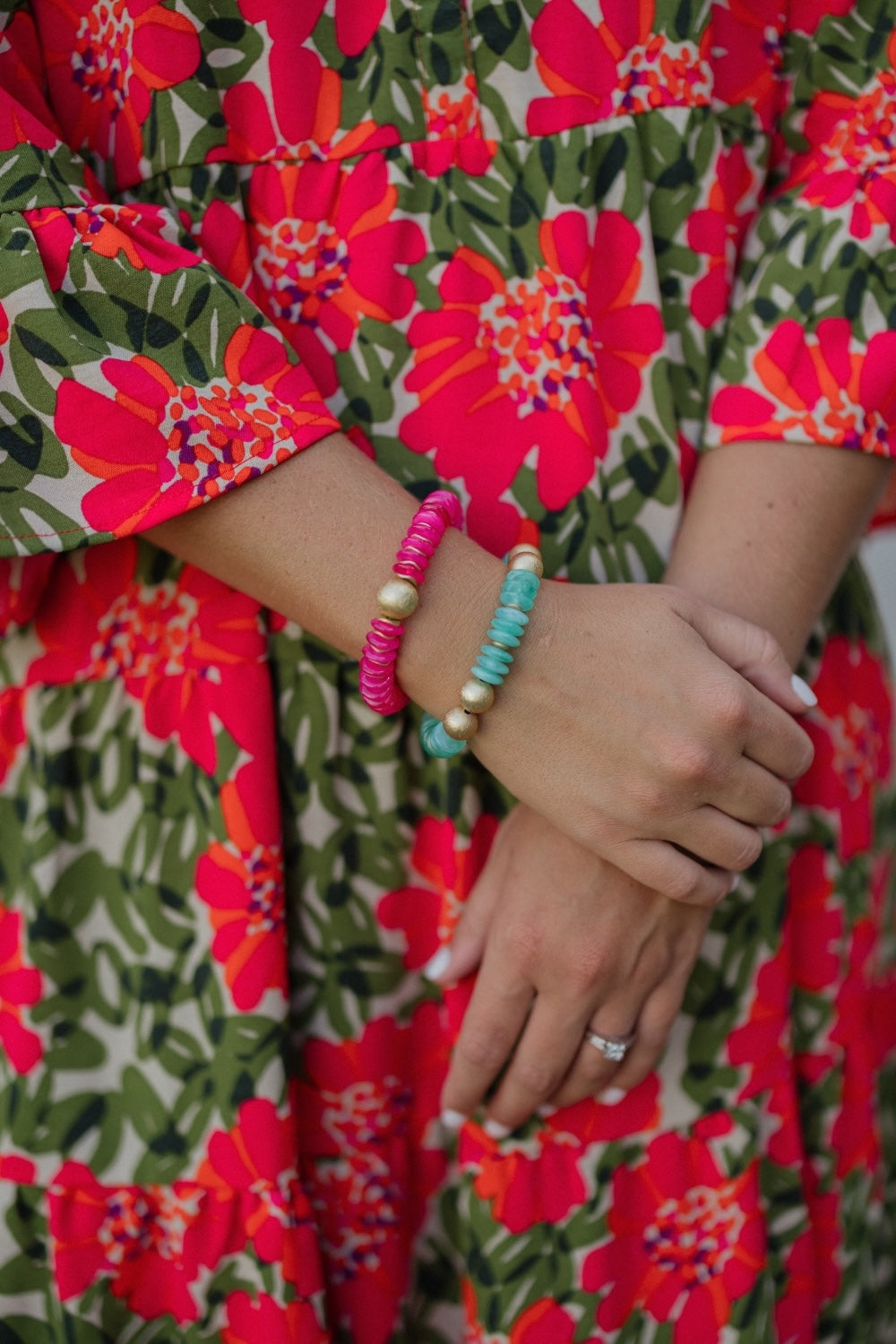 James Bracelet in Aqua by Michelle McDowell