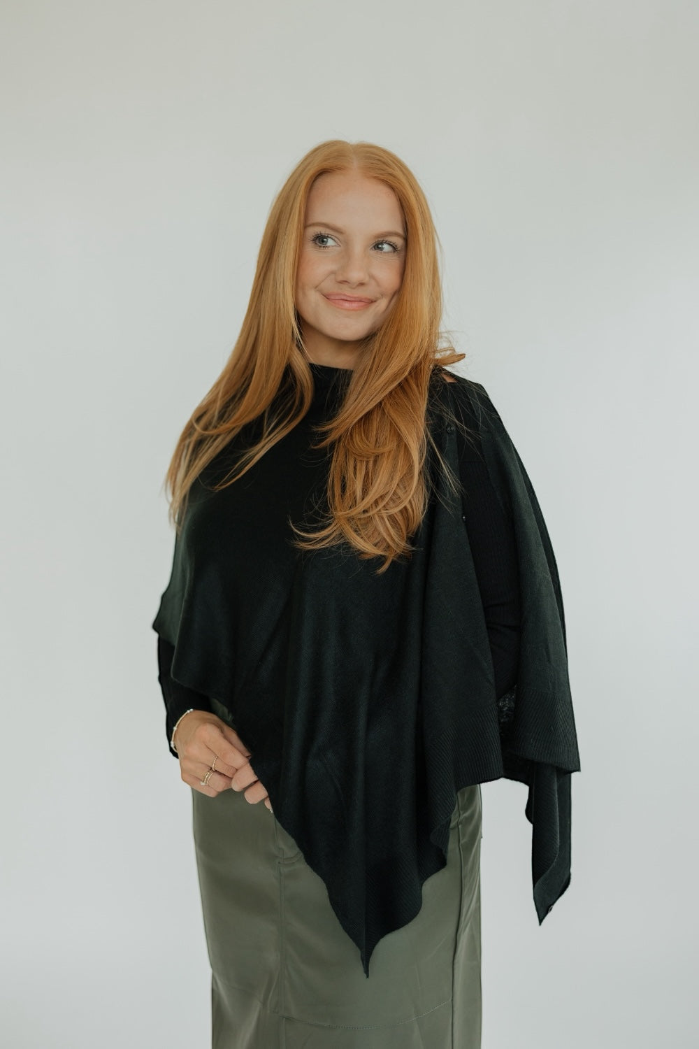 Bordeaux Wrap in Black