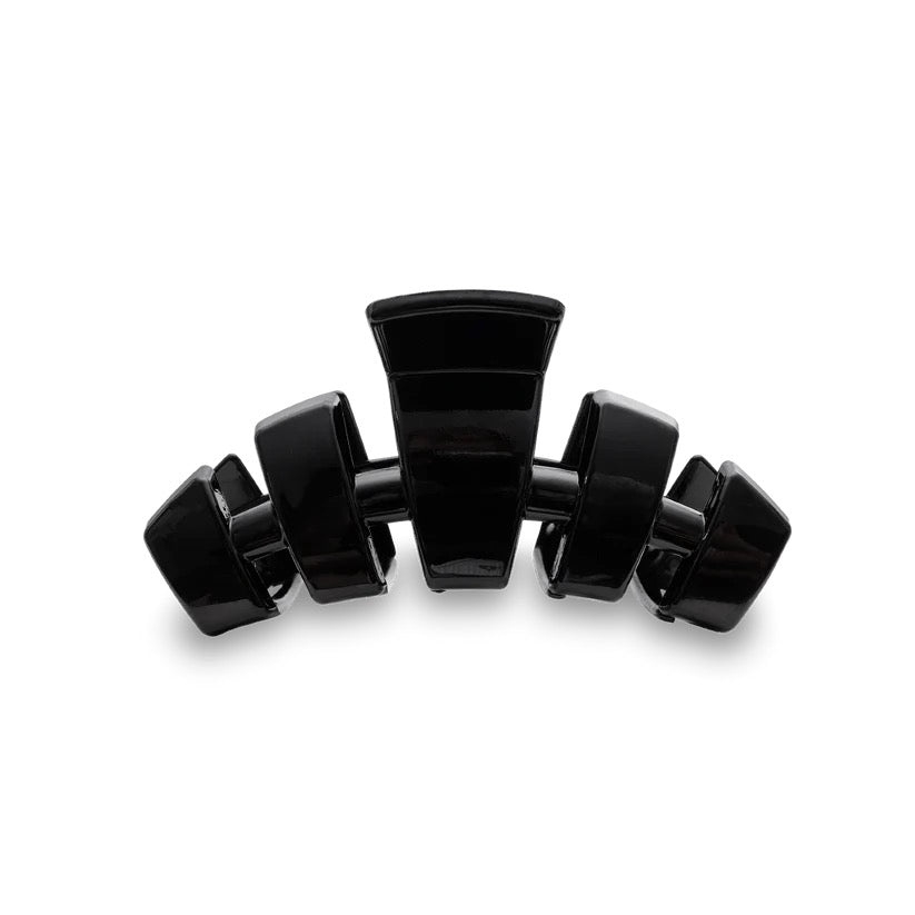 Small Jet Black Claw Hair Clip