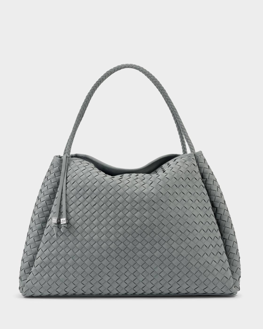 Nova Large Shoulder Bag in Fossil Grey
